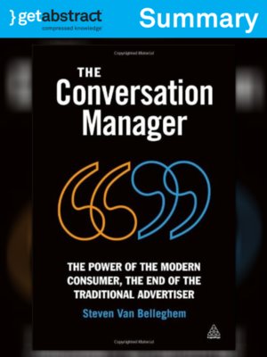 cover image of The Conversation Manager (Summary)